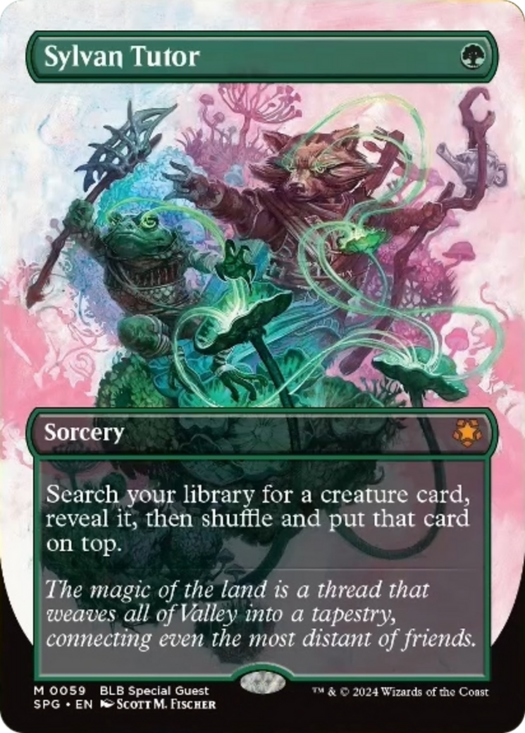 Sylvan Tutor (Borderless) [Bloomburrow Special Guests] | Good Games Adelaide SA