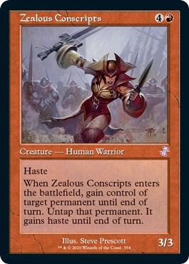 Zealous Conscripts 354 (Time Spiral: Remastered)  - Foil | Good Games Adelaide SA