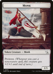 Monk // Spirit (13) Double-Sided Token [March of the Machine Tokens] | Good Games Adelaide SA