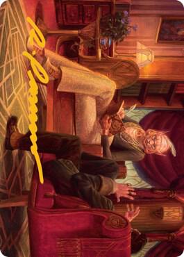 Phabine Bosss Confidant Art Card Gold Stamped Signature 46 (Art Series: Streets of New Capenna)  | Good Games Adelaide SA