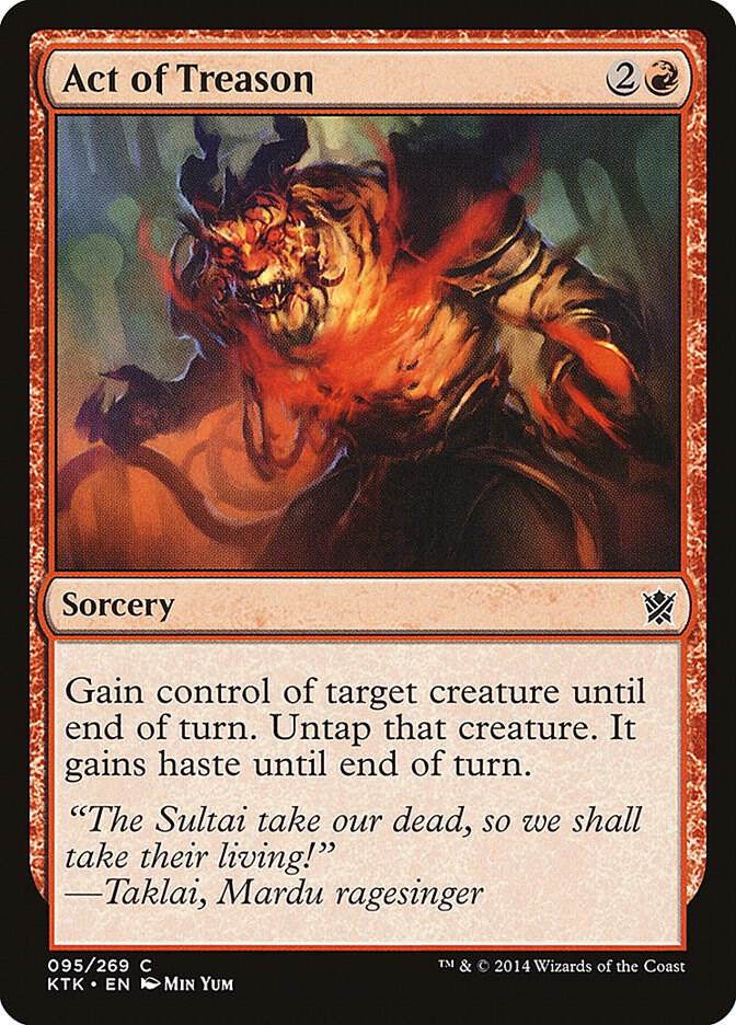 Act of Treason 95 (Khans of Tarkir)  | Good Games Adelaide SA