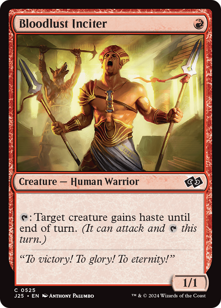 Bloodlust Inciter [Foundations Jumpstart] | Good Games Adelaide SA