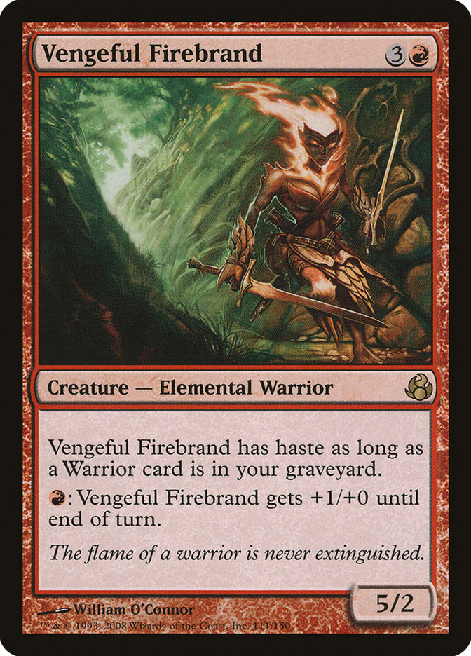 Vengeful Firebrand 111 (Morningtide)  - Foil | Good Games Adelaide SA