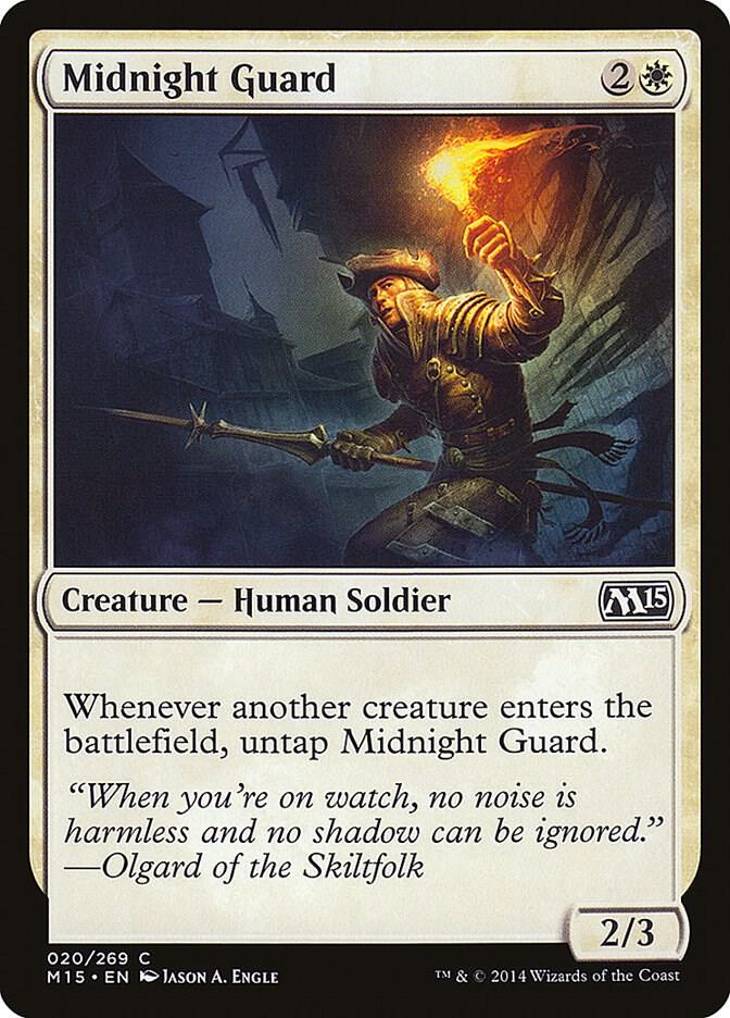 Midnight Guard 20 (Magic 2015 (M15))  - Foil | Good Games Adelaide SA
