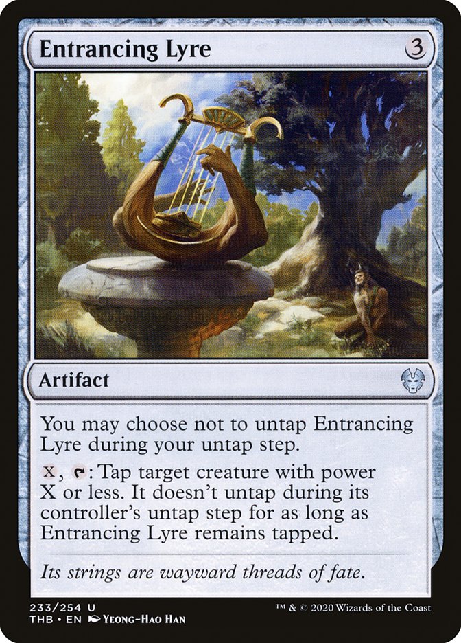 Entrancing Lyre 233 (Theros Beyond Death)  - Foil | Good Games Adelaide SA
