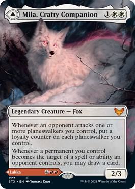 Mila Crafty Companion Borderless 277 (Strixhaven: School of Mages)  - Foil | Good Games Adelaide SA