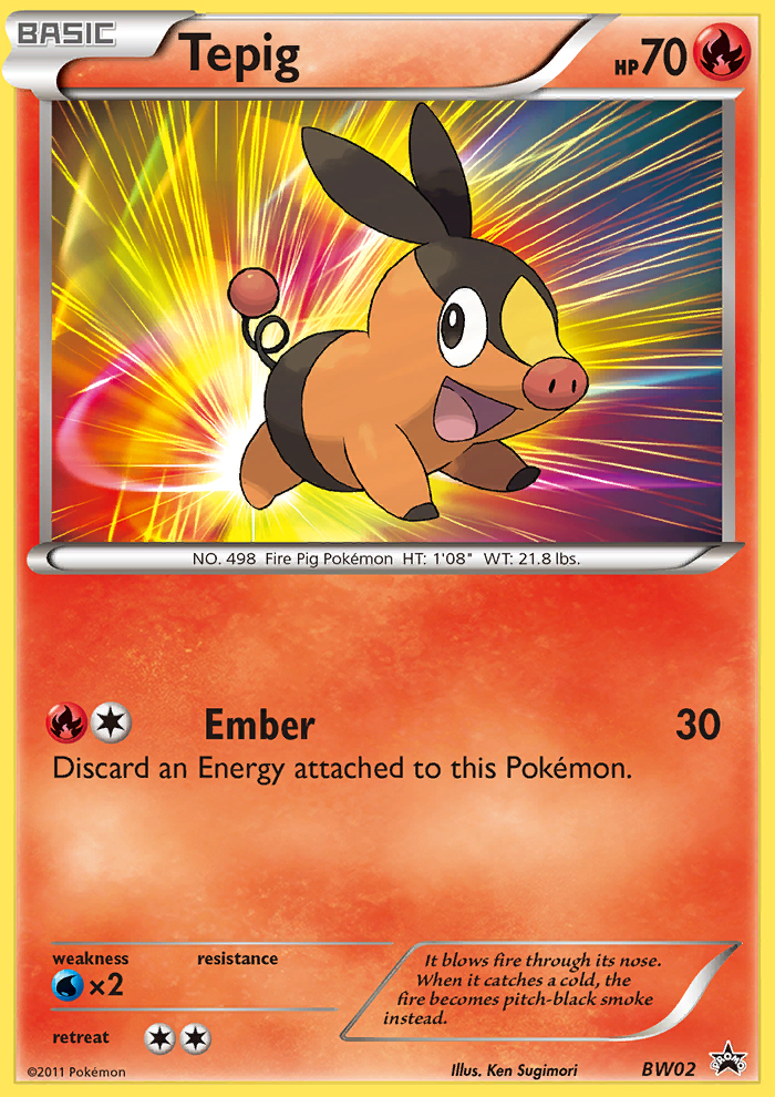 Tepig (BW02) [Black & White: Black Star Promos] | Good Games Adelaide SA