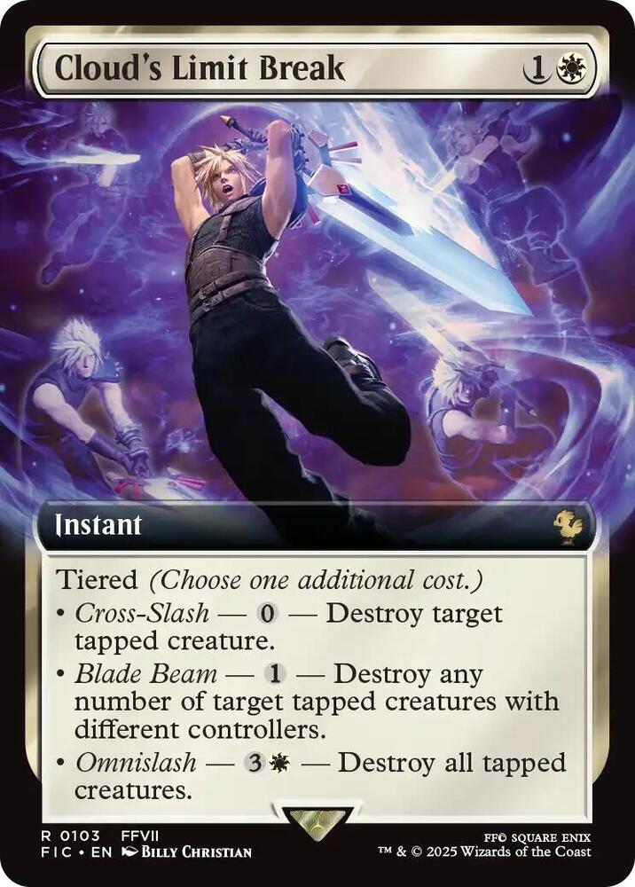 Cloud's Limit Break 103 (Commander: FINAL FANTASY)  - Foil | Good Games Adelaide SA