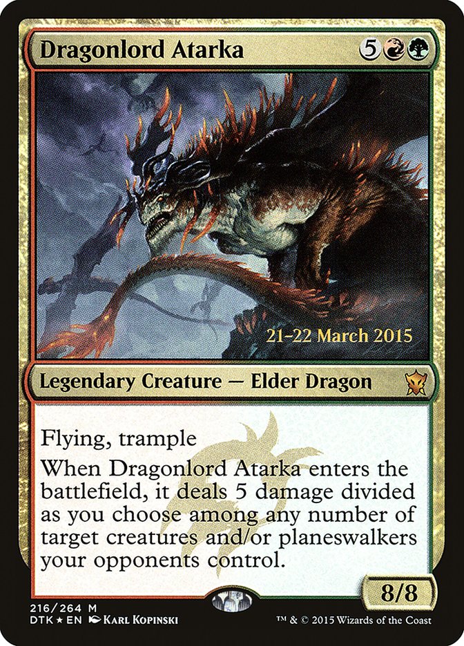 Dragonlord Atarka [Dragons of Tarkir Promos] | Good Games Adelaide SA