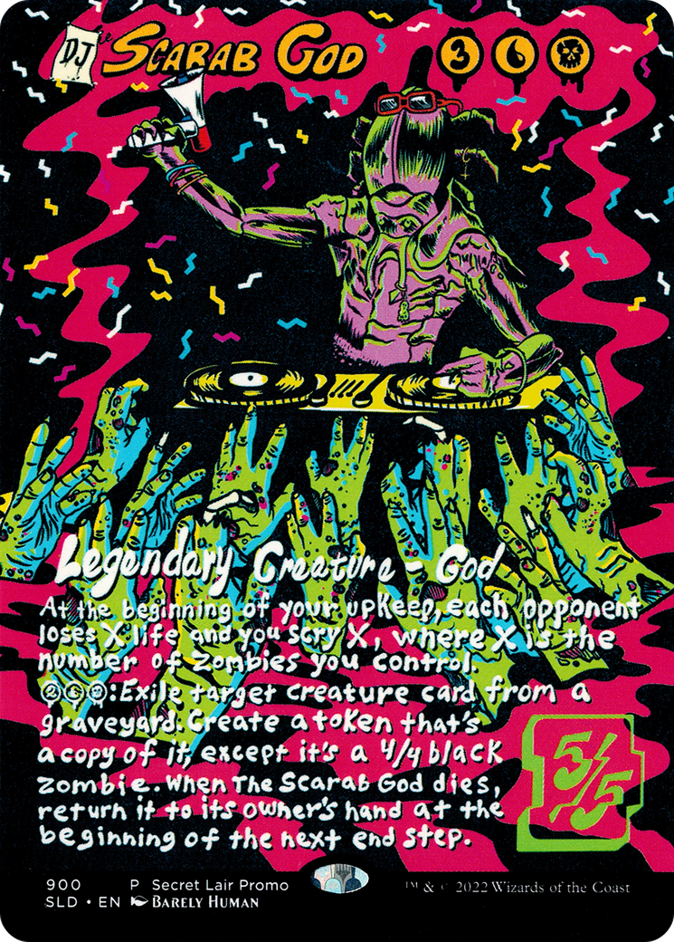 Scarab God, The DJ (Borderless) [Secret Lair Drop Series] | Good Games Adelaide SA