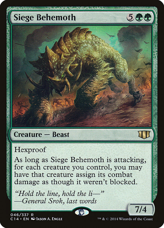 Siege Behemoth [Commander 2014] | Good Games Adelaide SA