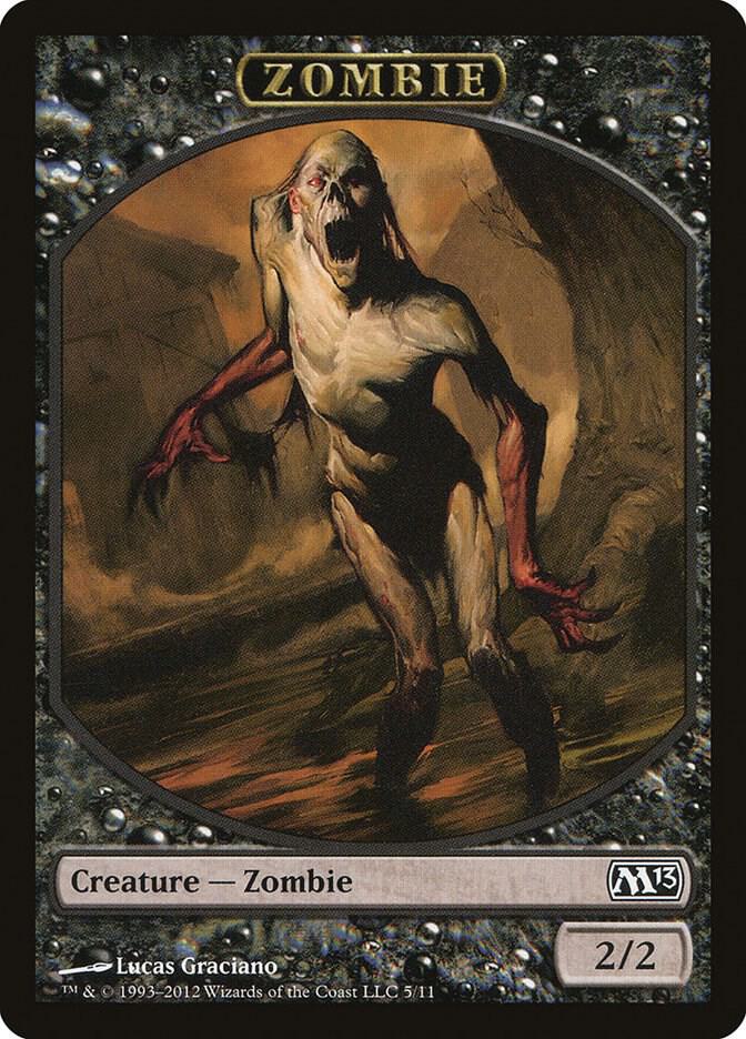 Zombie Token 5 (Magic 2013 (M13))  | Good Games Adelaide SA