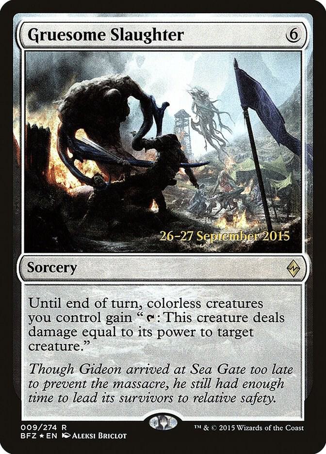 Gruesome Slaughter 9 (Prerelease Cards)  - Foil | Good Games Adelaide SA