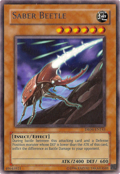 Saber Beetle [DR04-EN143] Rare | Good Games Adelaide SA