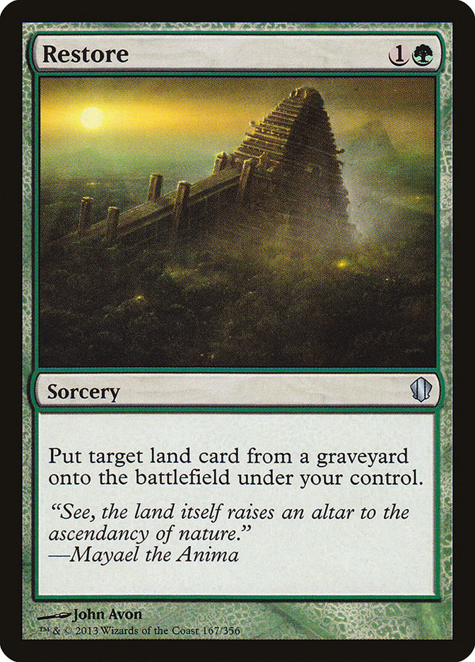 Restore [Commander 2013] | Good Games Adelaide SA