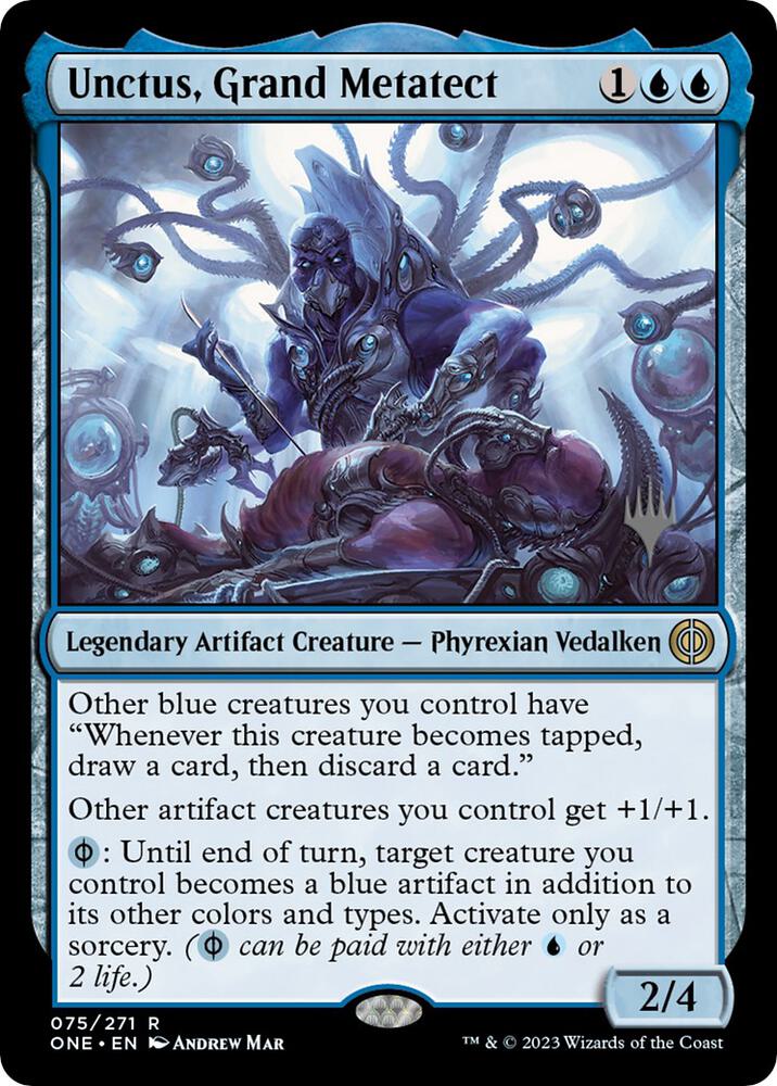 Unctus Grand Metatect 75p/160 (Promo Pack: Phyrexia: All Will Be One)  - Foil | Good Games Adelaide SA