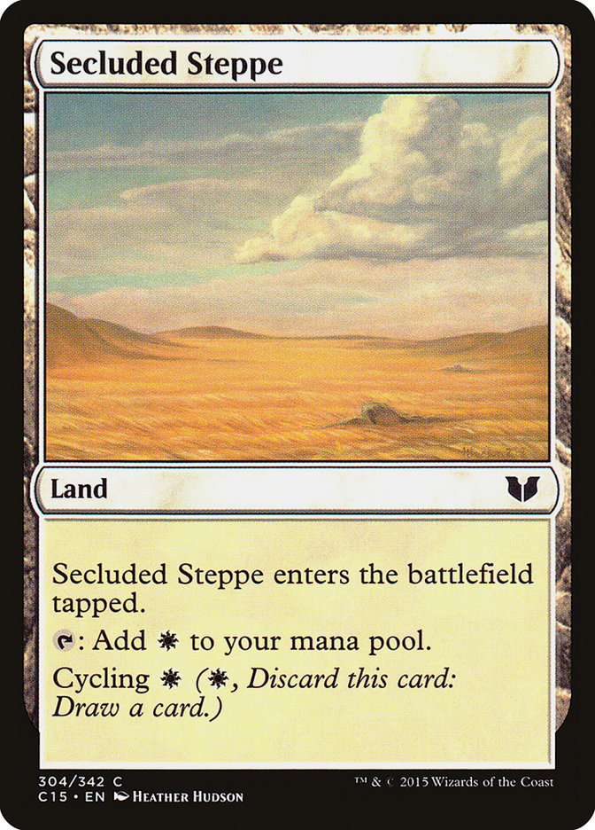 Secluded Steppe [Commander 2015] | Good Games Adelaide SA