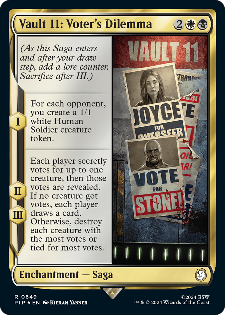 Vault 11: Voter's Dilemna (Surge Foil) [Fallout] | Good Games Adelaide SA