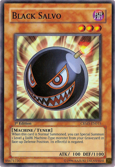 Black Salvo [CRMS-EN015] Super Rare | Good Games Adelaide SA