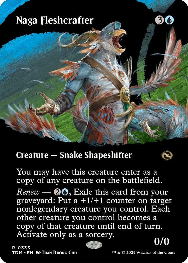 Naga Fleshcrafter 333 (Tarkir: Dragonstorm)  - Foil | Good Games Adelaide SA