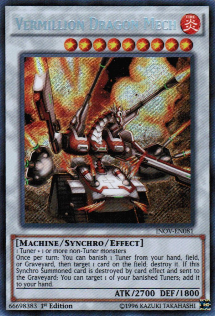 Vermillion Dragon Mech [INOV-EN081] Secret Rare | Good Games Adelaide SA