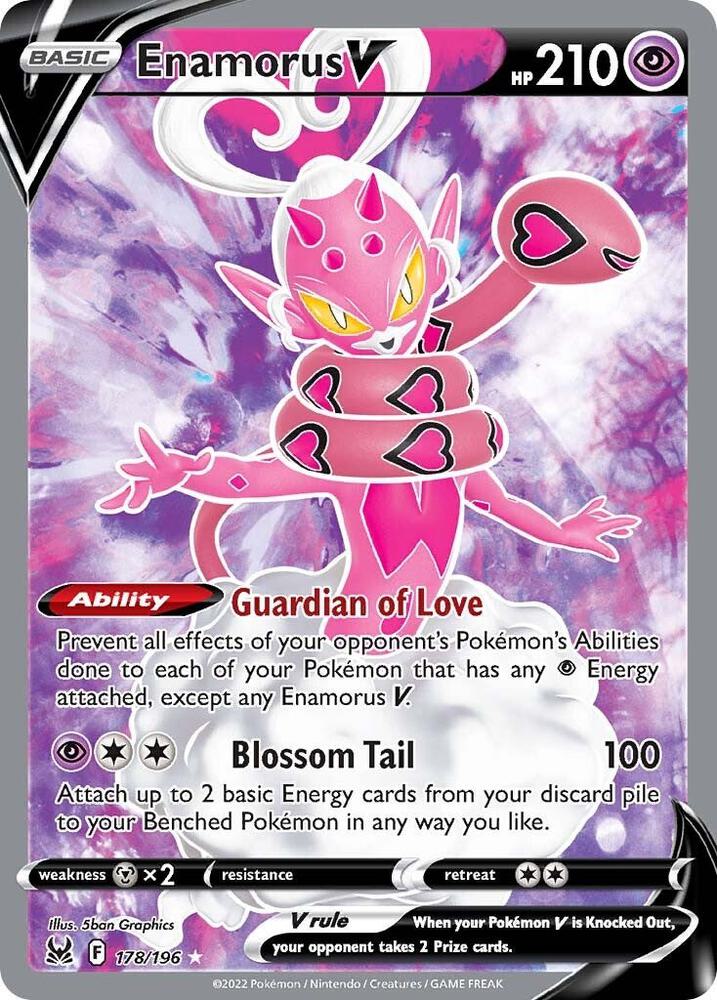 Enamorus V Full Art 178/196 (SWSH11: Lost Origin)  - Holofoil | Good Games Adelaide SA
