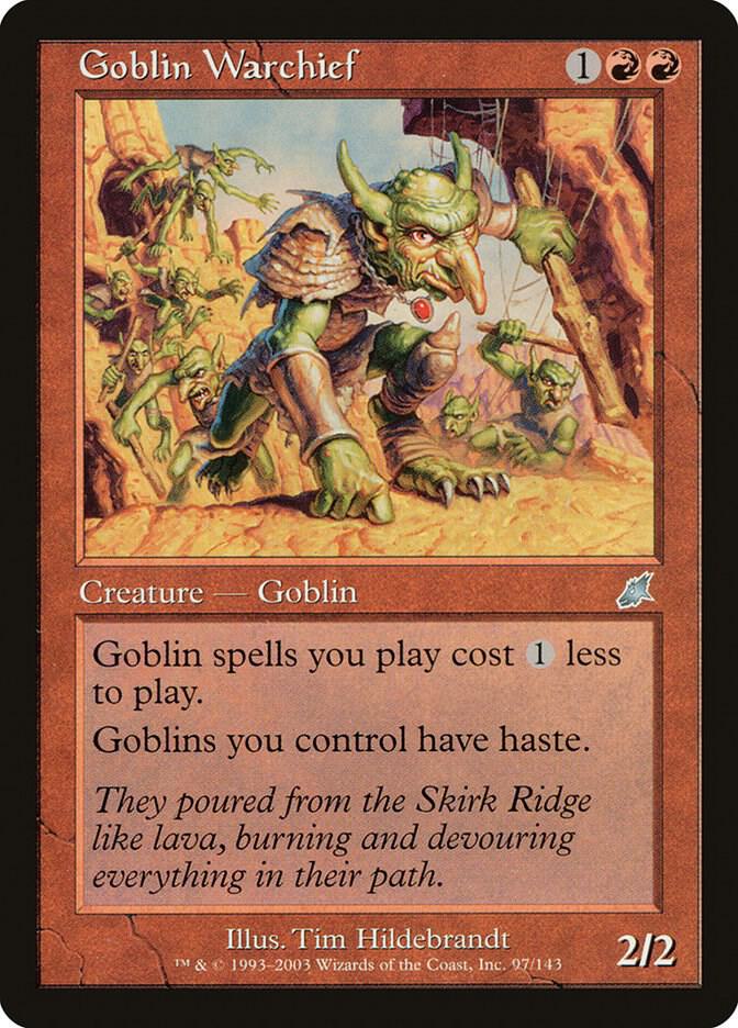 Goblin Warchief 97 (Scourge)  - Foil | Good Games Adelaide SA
