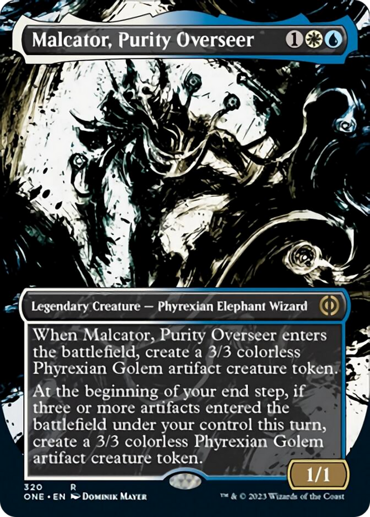 Malcator, Purity Overseer (Borderless Ichor) [Phyrexia: All Will Be One] | Good Games Adelaide SA