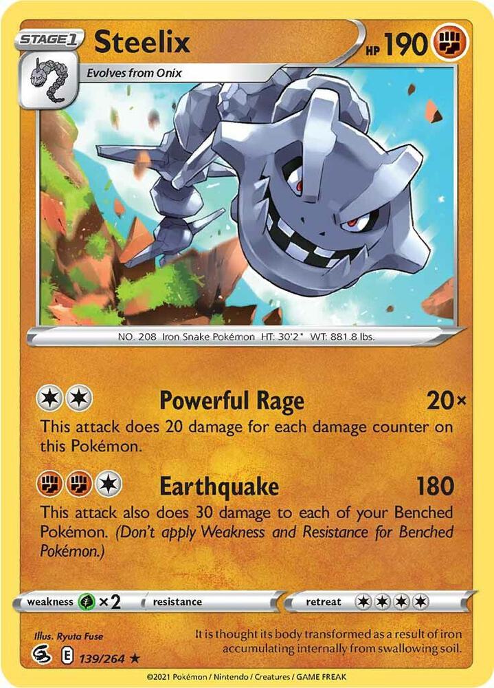 Steelix 139/264 (SWSH08: Fusion Strike)  - Holofoil | Good Games Adelaide SA