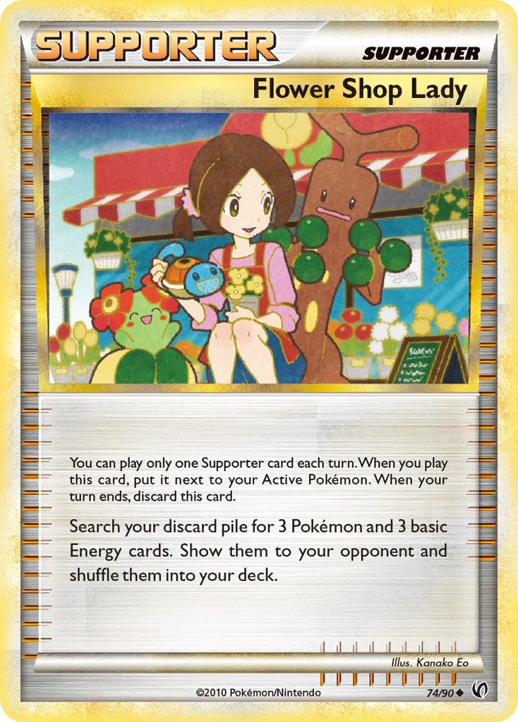 Flower Shop Lady (74/90) [HeartGold & SoulSilver: Undaunted] | Good Games Adelaide SA