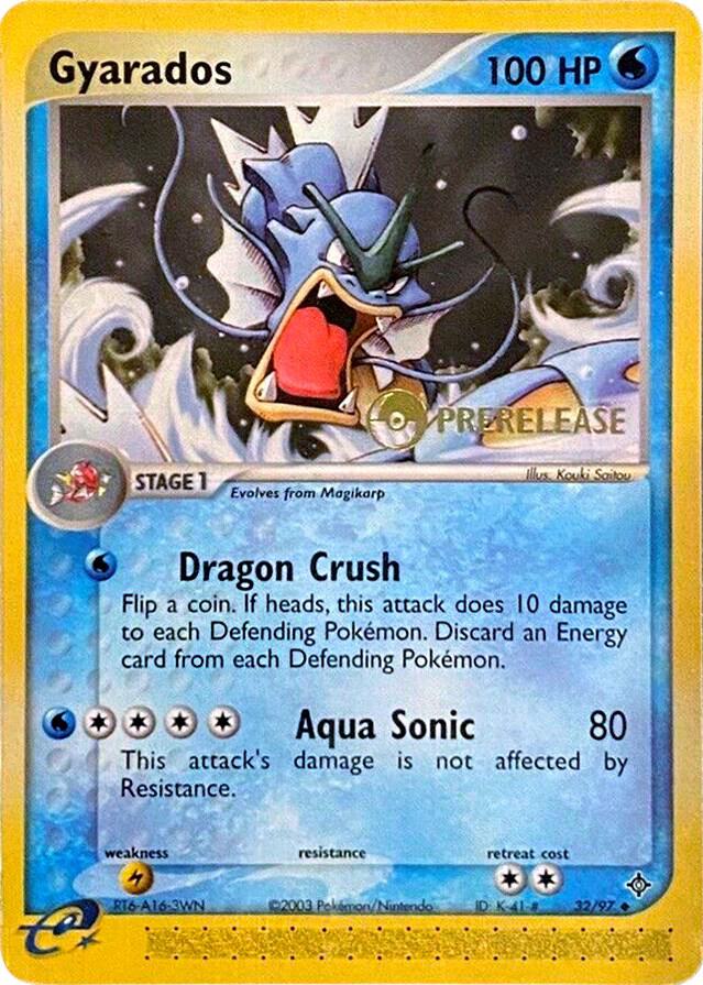 Gyarados Prerelease 32/97 (Nintendo Promos)  | Good Games Adelaide SA