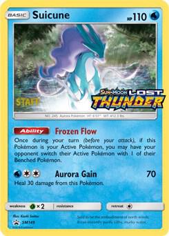 Suicune Prerelease Staff SM149 (SM Promos)  - Holofoil | Good Games Adelaide SA