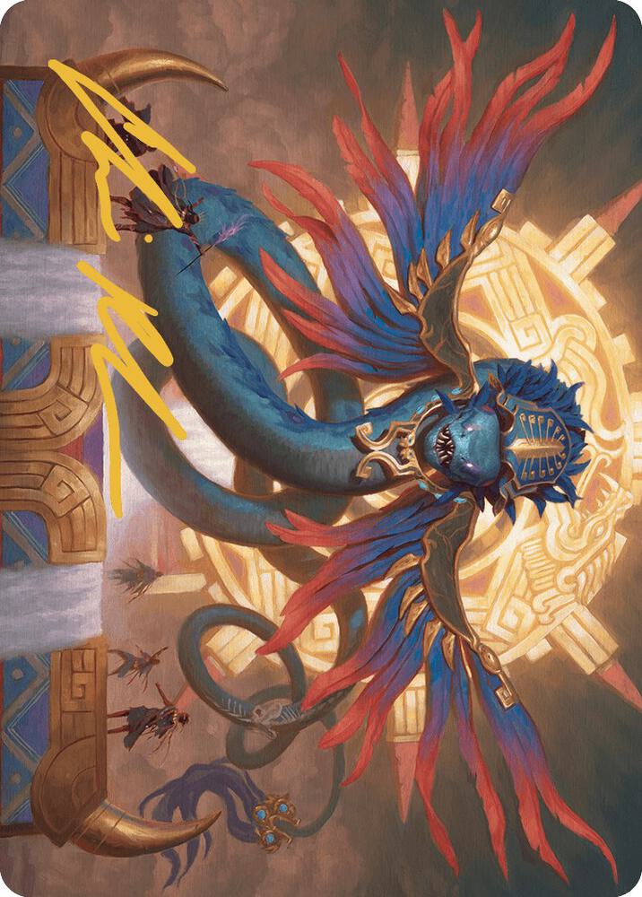 Ojer Pakpatiq Deepest Epoch Art Card 13 81 Gold Stamped Signature 13 (Art Series: The Lost Caverns of Ixalan)  | Good Games Adelaide SA
