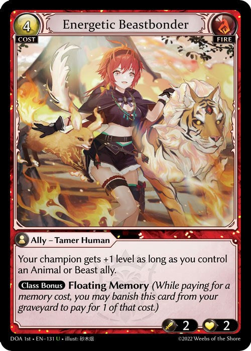 Energetic Beastbonder (131) [Dawn of Ashes: 1st Edition] | Good Games Adelaide SA