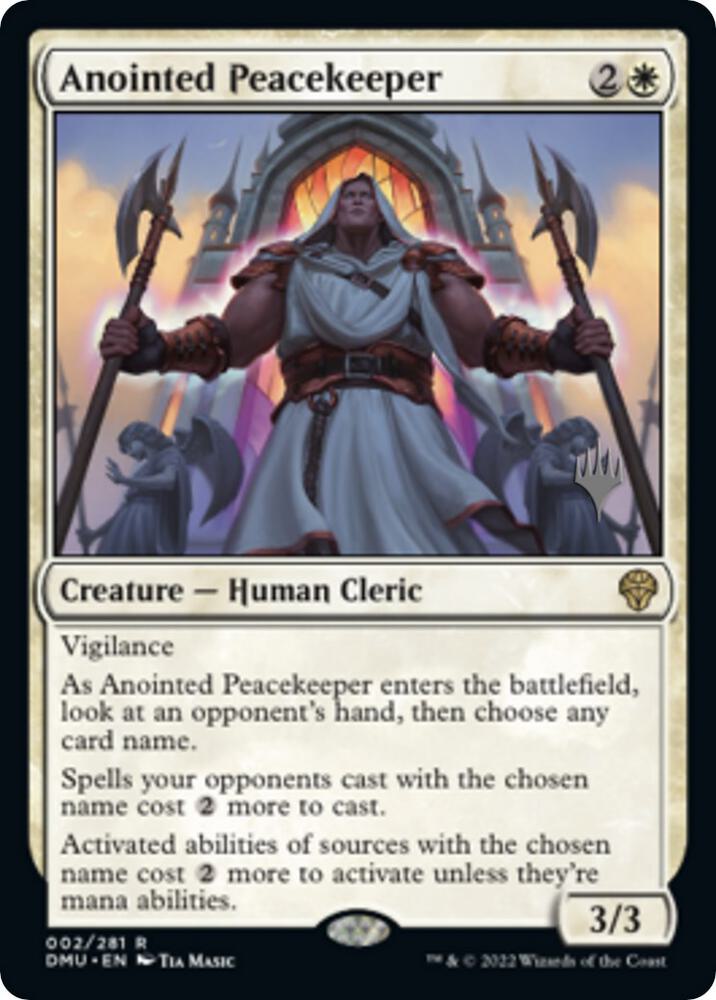 Anointed Peacekeeper 2 (Promo Pack: Dominaria United)  | Good Games Adelaide SA