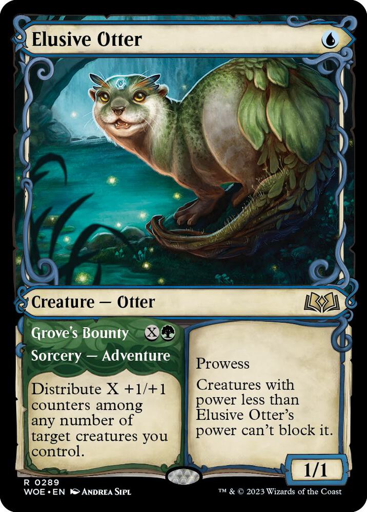Elusive Otter Showcase 289 (Wilds of Eldraine)  | Good Games Adelaide SA