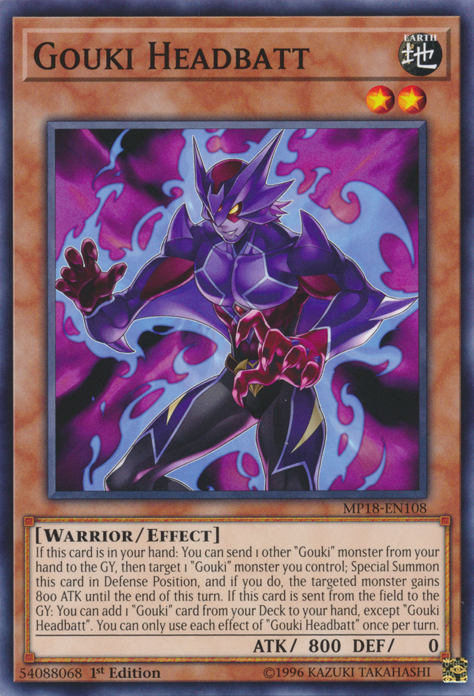 Gouki Headbatt [MP18-EN108] Common | Good Games Adelaide SA