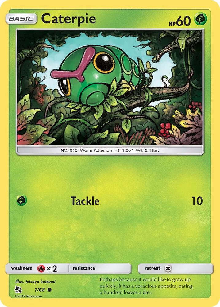 Caterpie 1/68 (Hidden Fates)  | Good Games Adelaide SA