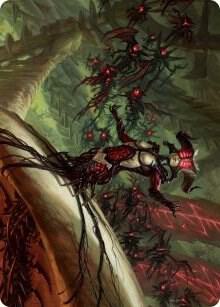 Sheoldred Art Card 28 (Art Series: March of the Machine)  | Good Games Adelaide SA