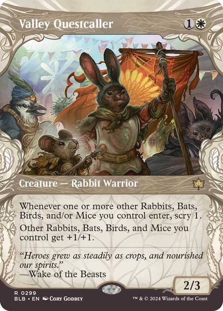 Valley Questcaller 299 (Bloomburrow)  - Foil | Good Games Adelaide SA