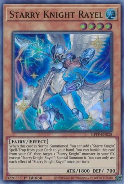 Starry Knight Rayel [GFTP-EN028] Ultra rare | Good Games Adelaide SA