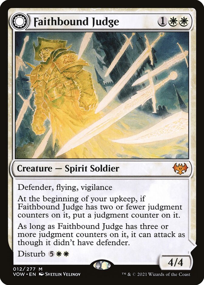 Faithbound Judge // Sinner's Judgment 12 (Innistrad: Crimson Vow)  | Good Games Adelaide SA