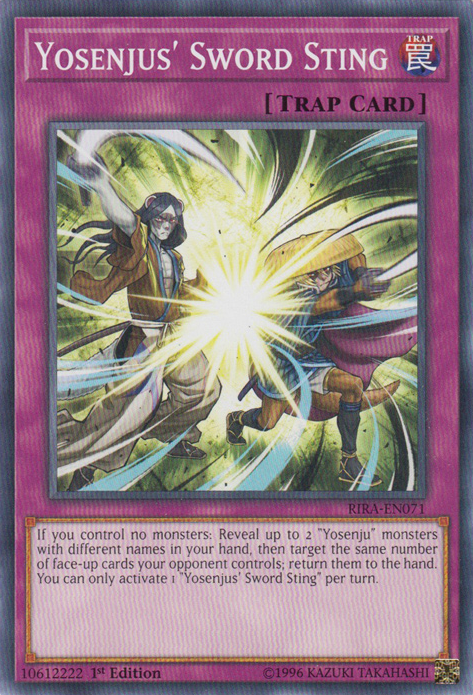 Yosenjus' Sword Sting [RIRA-EN071] Common | Good Games Adelaide SA