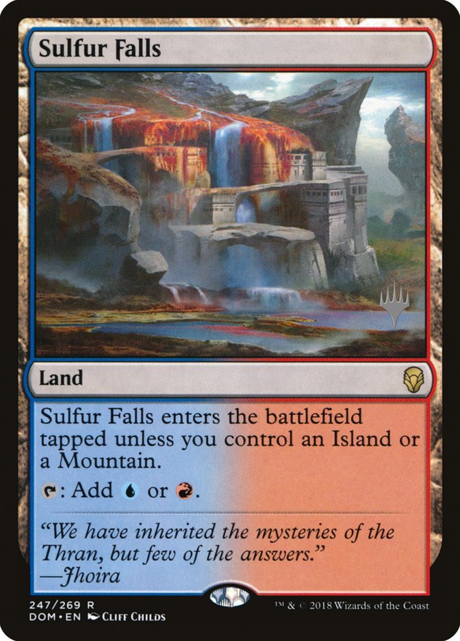 Sulfur Falls [Dominaria Promos] | Good Games Adelaide SA