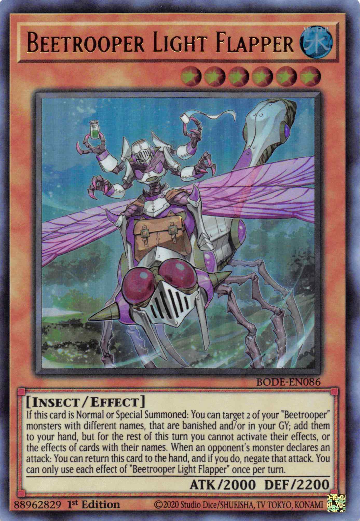 Beetrooper Light Flapper [BODE-EN086] Ultra Rare | Good Games Adelaide SA