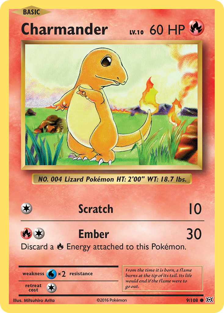 Charmander (9/108) [XY: Evolutions] | Good Games Adelaide SA