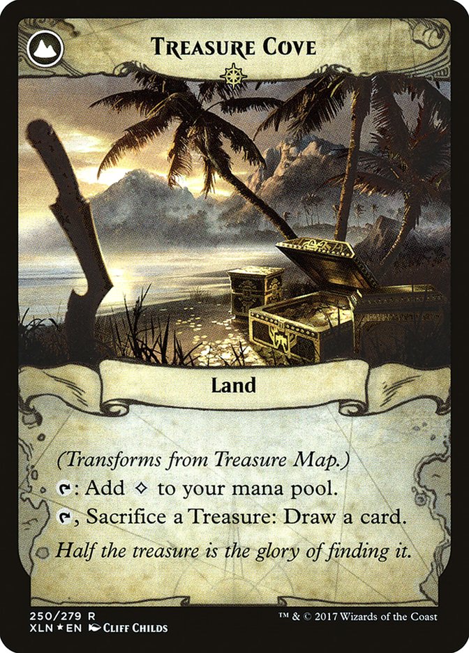 Treasure Map // Treasure Cove  [Ixalan Prerelease Promos] | Good Games Adelaide SA