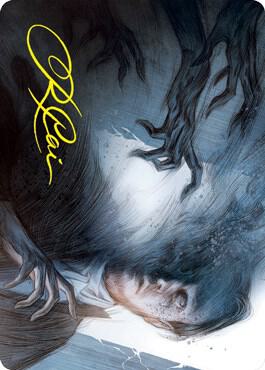 Dread Fugue Art Card Gold Stamped Signature 31 (Art Series: Innistrad: Crimson Vow)  | Good Games Adelaide SA