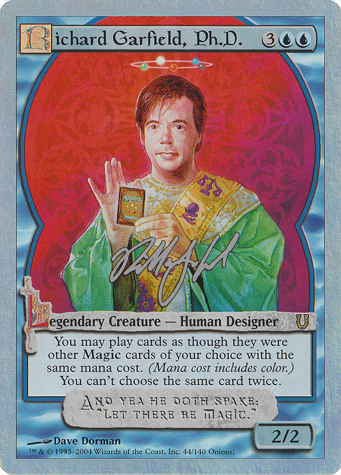 Richard Garfield, Ph.D. (Alternate Foil) [Unhinged] | Good Games Adelaide SA