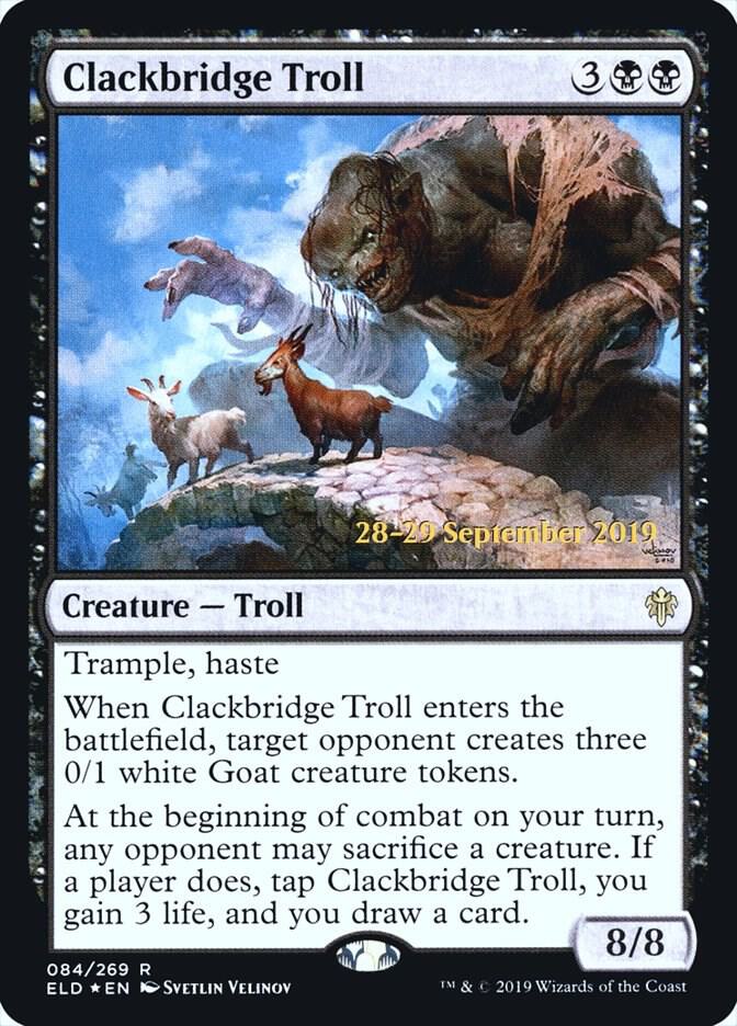 Clackbridge Troll 84 (Prerelease Cards)  - Foil | Good Games Adelaide SA